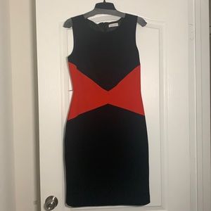 Black and red dress